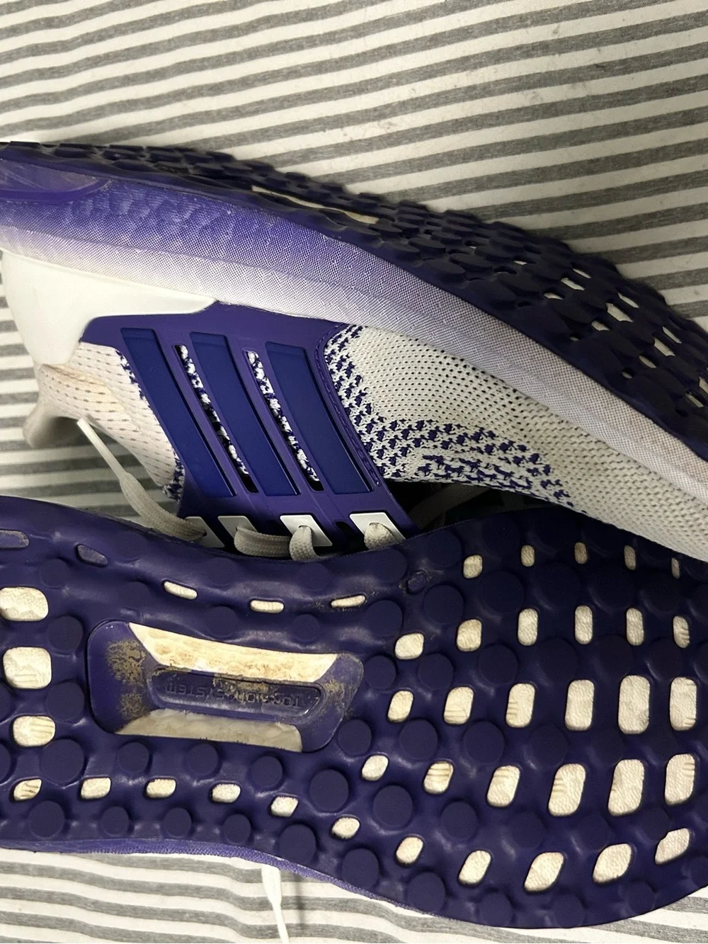 adidas Ultra Boost - purple and white